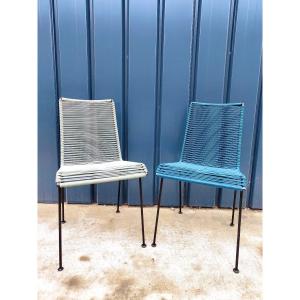 Paire De Chaises Scoubidou Par Boqa 