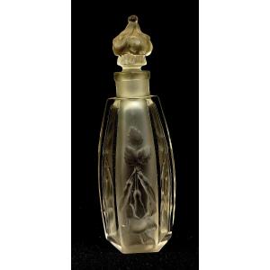 Baccarat Crystal Perfume Bottle - Circa 1900-1920