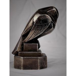 GUIRAUD : mascotte automobile Art Déco - circa 1930