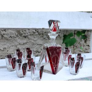 Art Deco Liqueur Set By Karl Palda - 1930