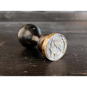 Stamp/seal/stamp Bearing The Effigy Of Napoleon III