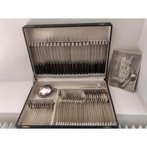 Ménagère de 61 pièces en métal argenté 84g - Orfèvrerie ORBRILLE