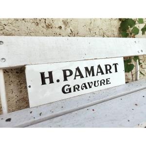Enamel Sign  - A Traditional Advertising Craft - Circa 1930