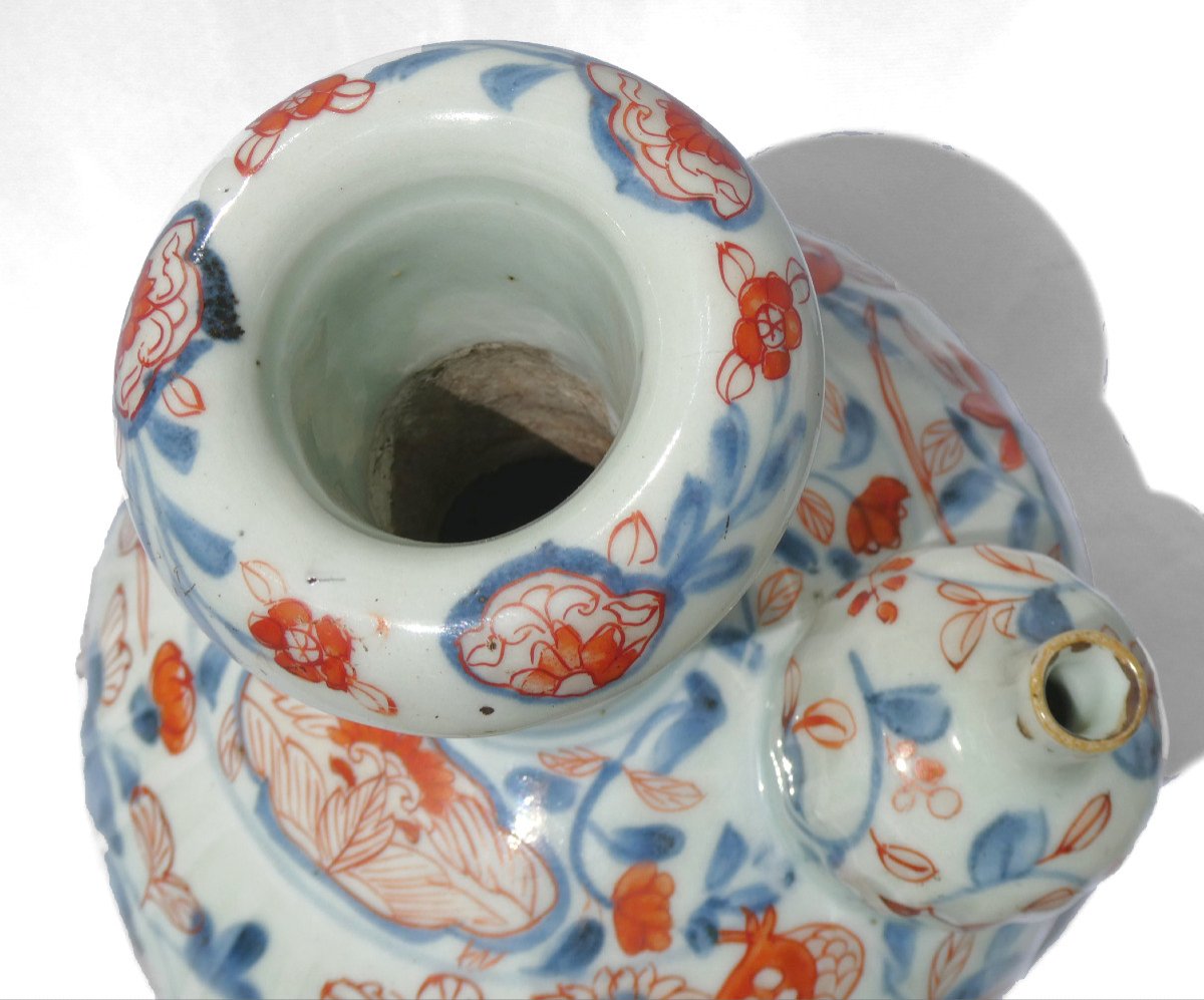 Verseuse Kendi En Porcelaine Du Japon , époque XVIIIe Siecle , Asie , Feuillage & Grenade-photo-2