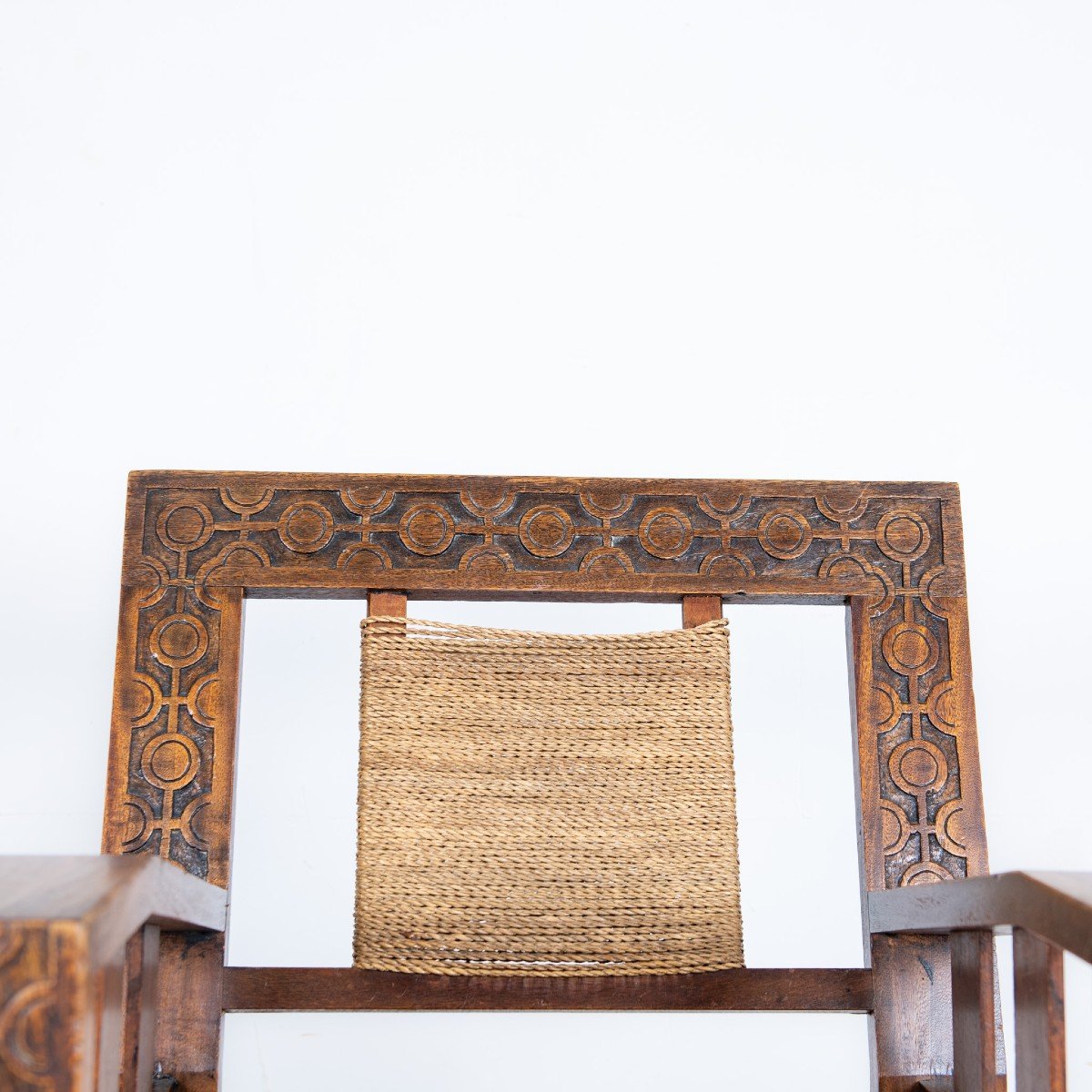 Set Of 3 Neo-basque Armchairs From The 1930s-photo-4
