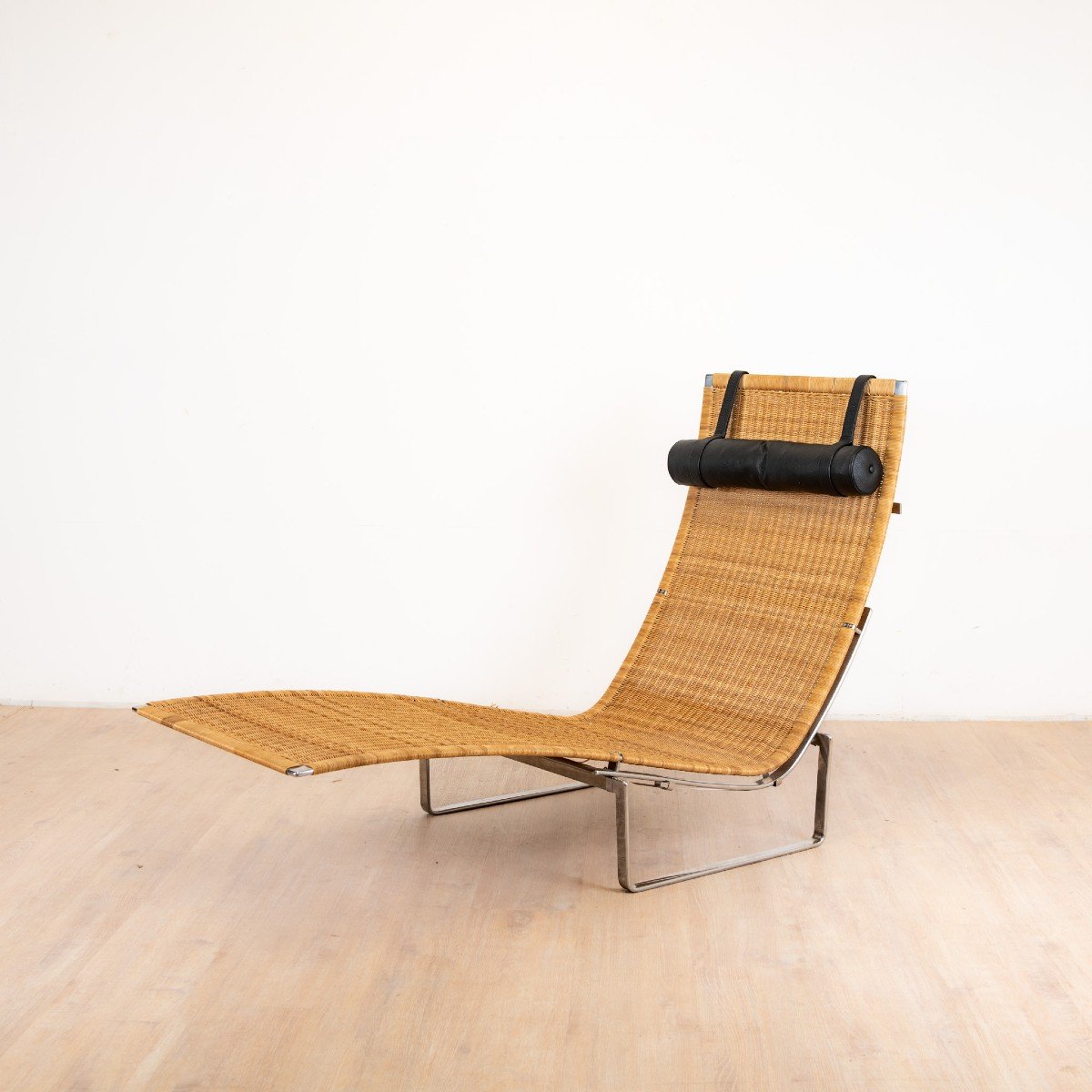 Chaise Longue Pk24 de Poul Kjaerholm pour Fritz Hansen-photo-1