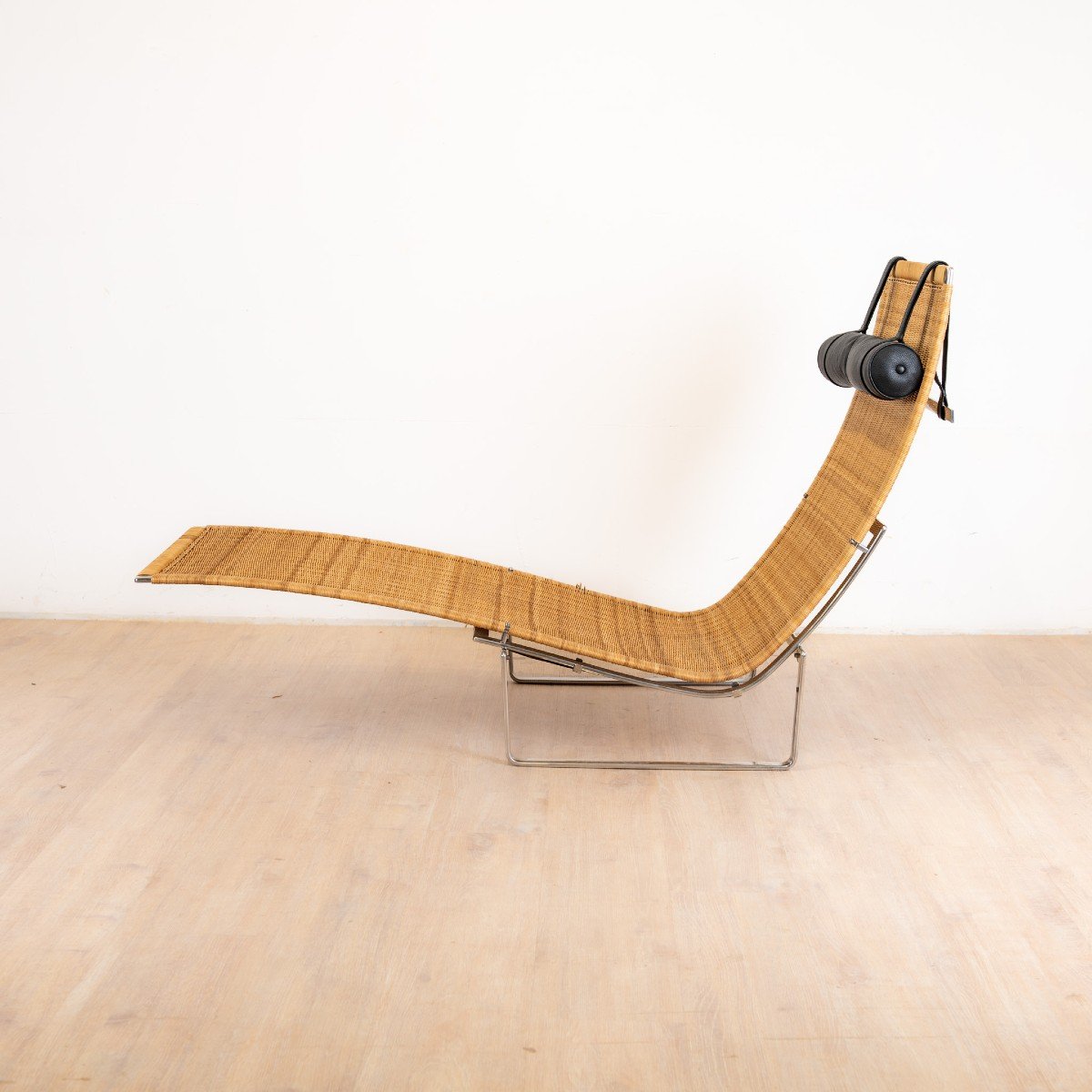 Chaise Longue Pk24 de Poul Kjaerholm pour Fritz Hansen-photo-3