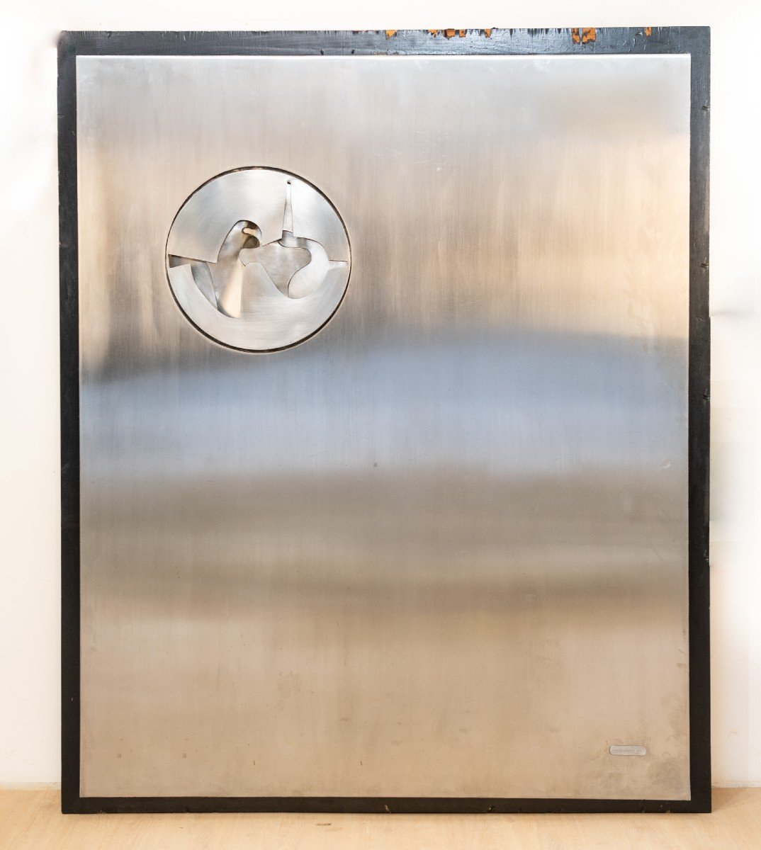 Carlo Marchesotti, Large Wall Sculpture, 1979, Stainless Steel