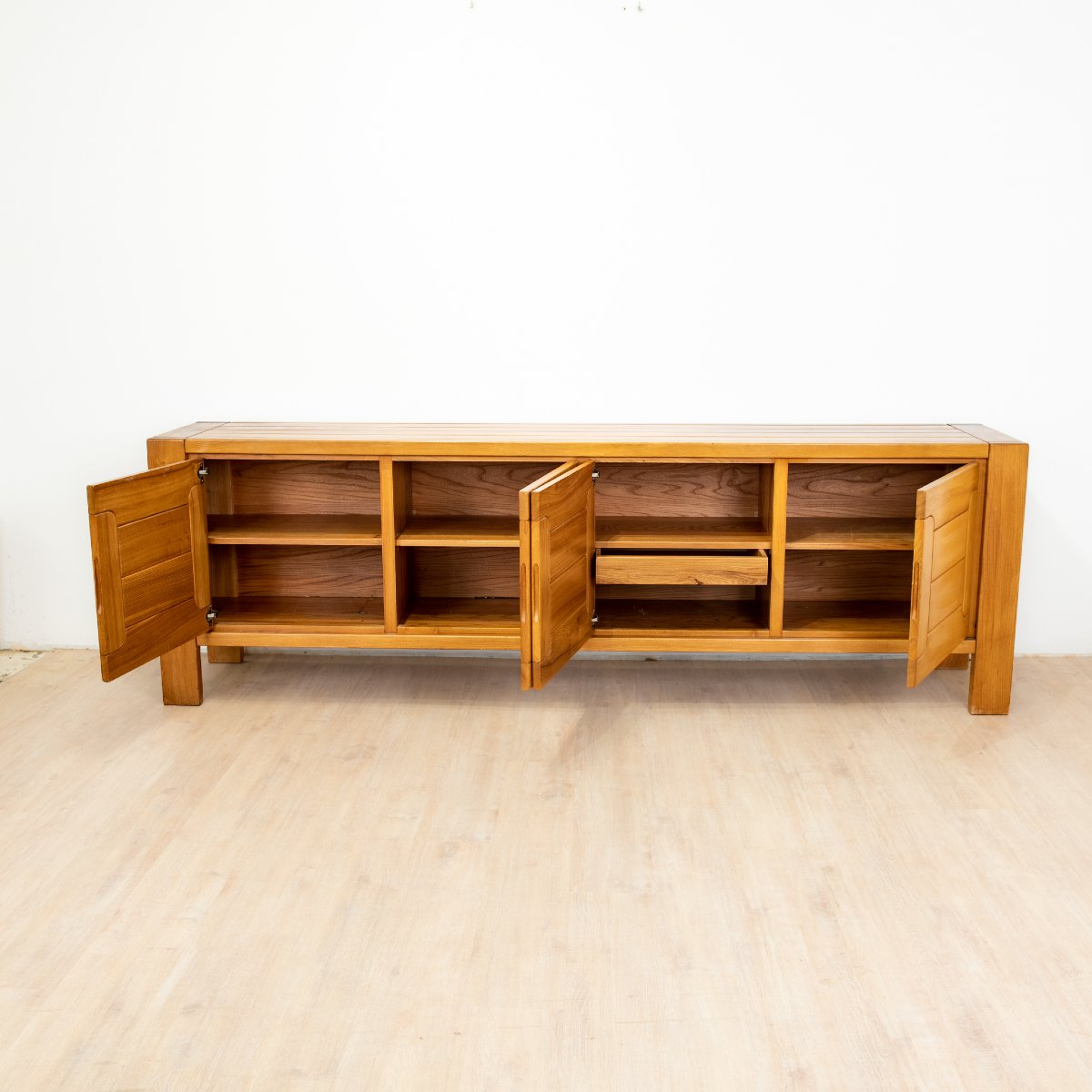 Elm Sideboard From Maison Regain, France, 1970-photo-4