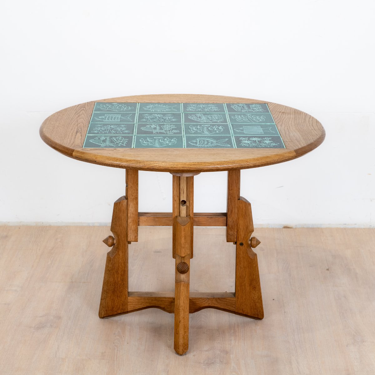 Vintage Table By Guillerme Et Chambron, 1980s-photo-1