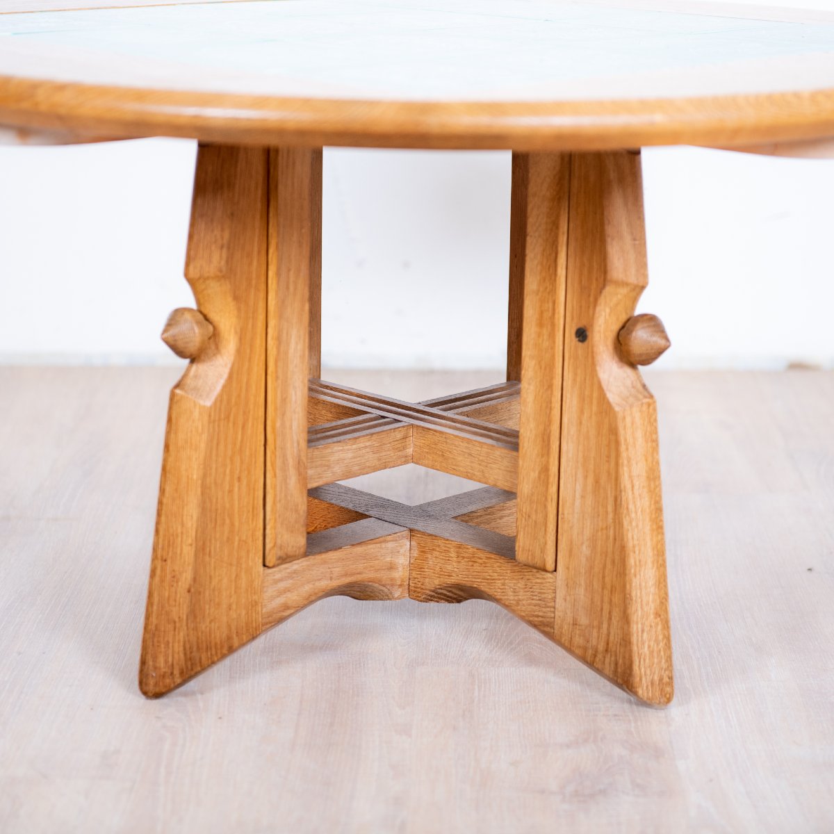 Vintage Table By Guillerme Et Chambron, 1980s-photo-5