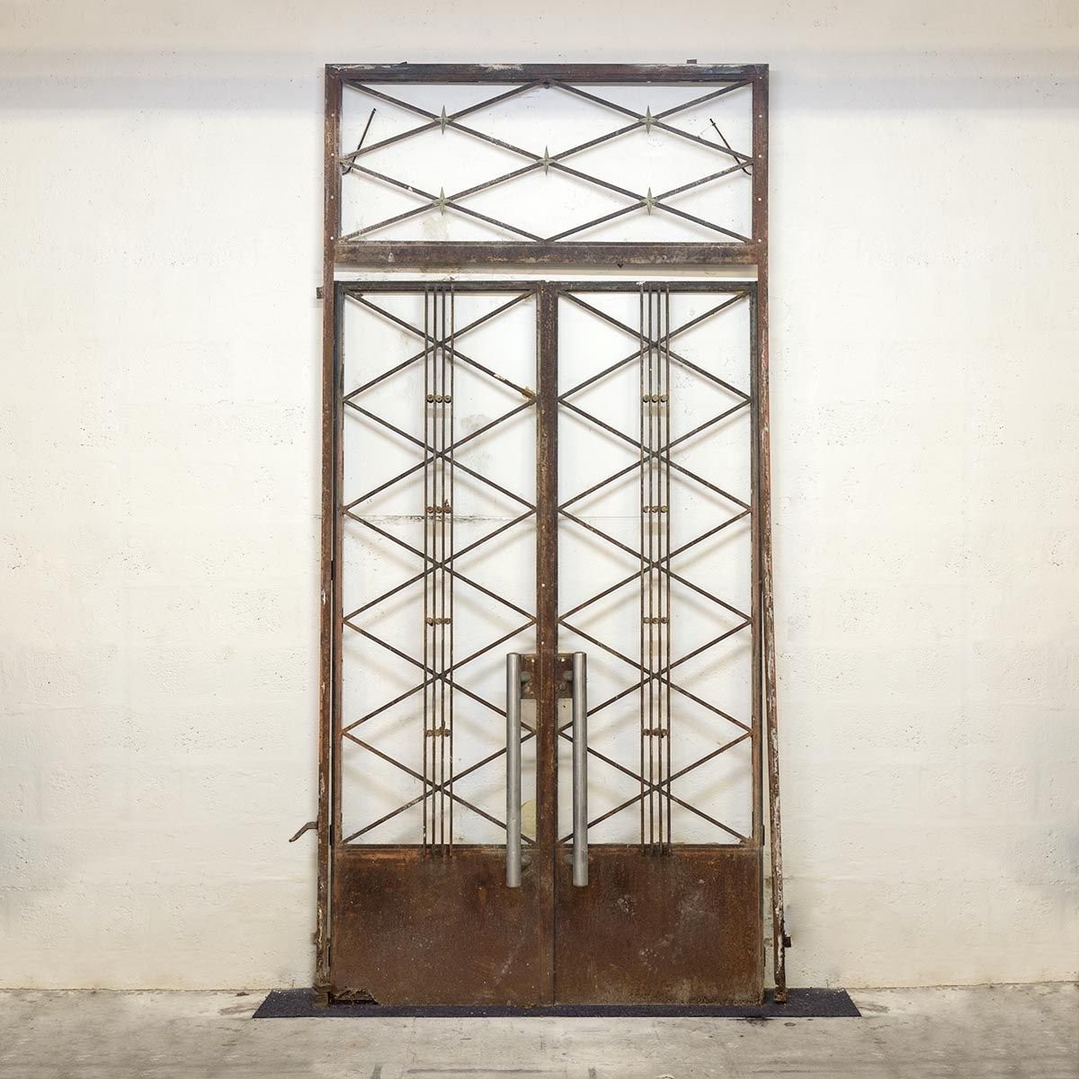Porte monumentale Art Déco en Fer Forgé, France, 1930