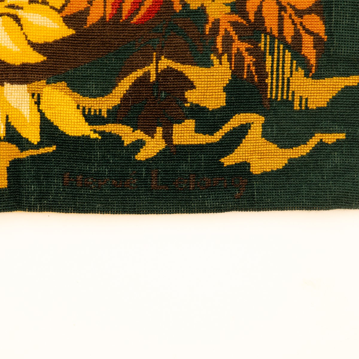 Wool Tapestry By Hervé Lelong, 1970-photo-4