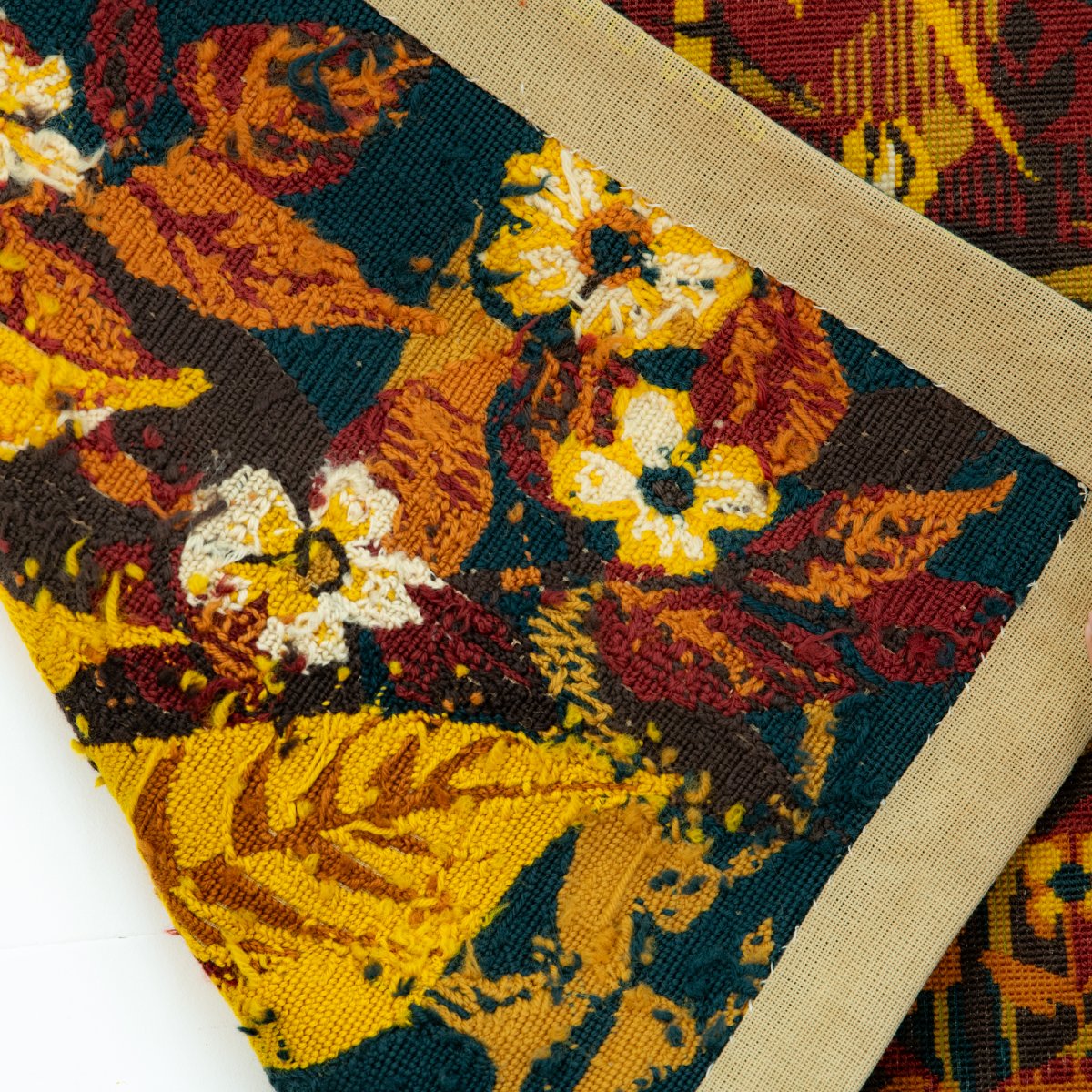 Wool Tapestry By Hervé Lelong, 1970-photo-5