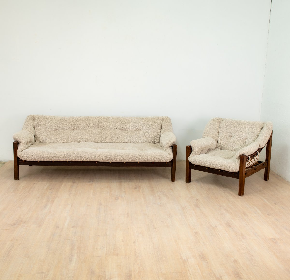 Mobilier de Salon Série Amazonas Vintage par Jean Gillon, 1972, Set de 4-photo-3