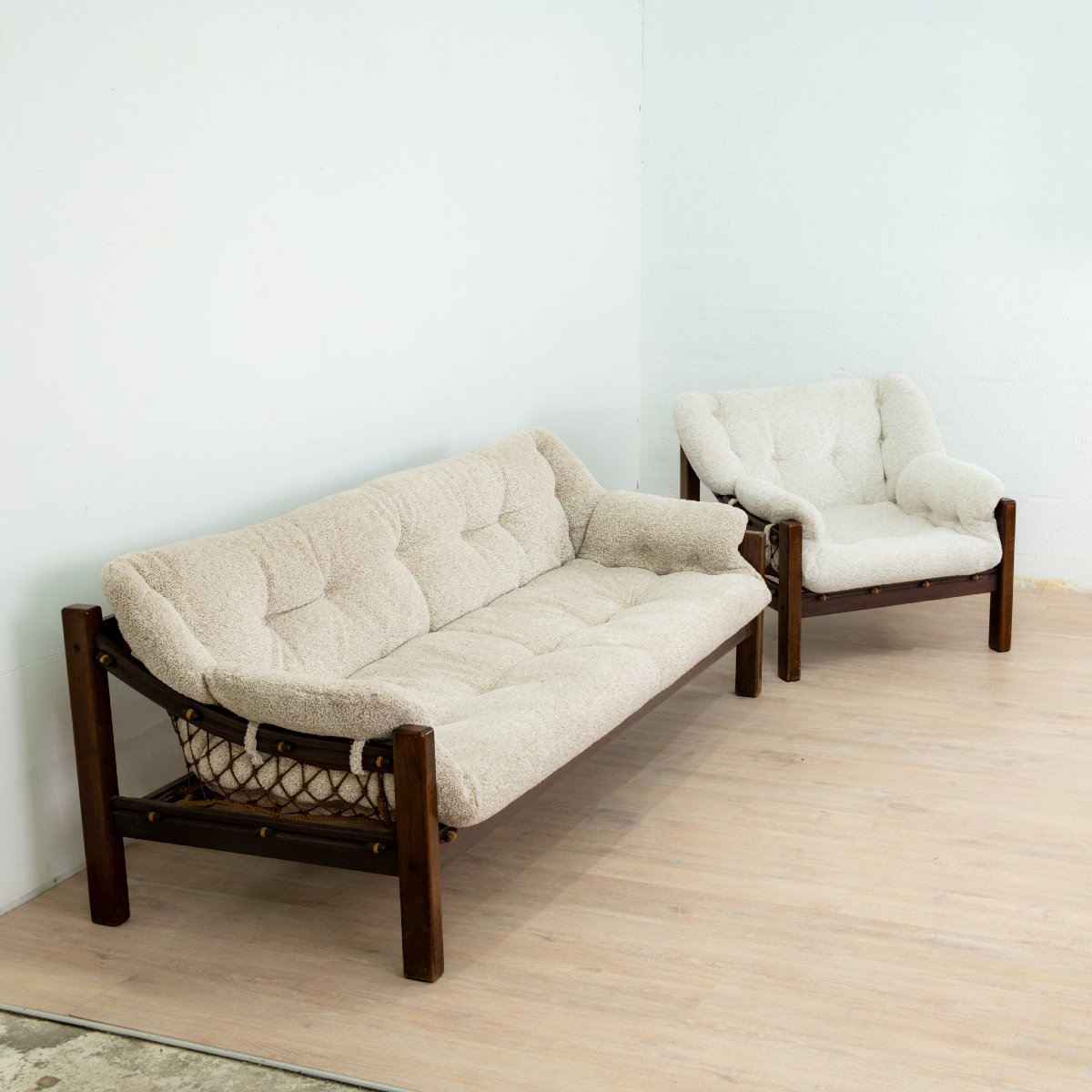 Mobilier de Salon Série Amazonas Vintage par Jean Gillon, 1972, Set de 4-photo-4