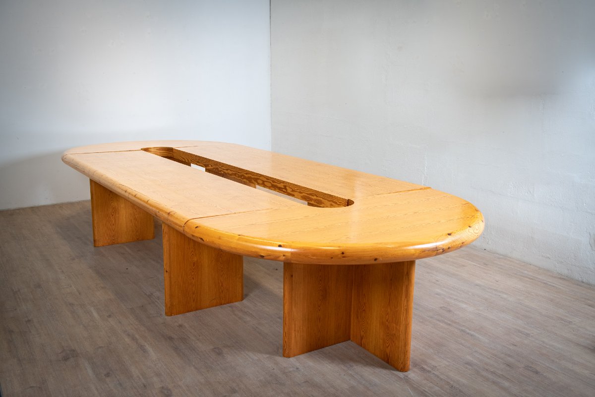 Table de conférence de Rainer Daumiller pour hirtshals savværk møbler , 1980-photo-3