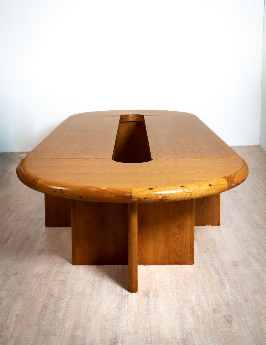 Table de conférence de Rainer Daumiller pour hirtshals savværk møbler , 1980-photo-4