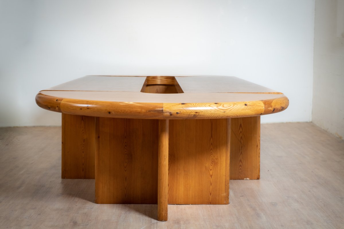 Table de conférence de Rainer Daumiller pour hirtshals savværk møbler , 1980-photo-2