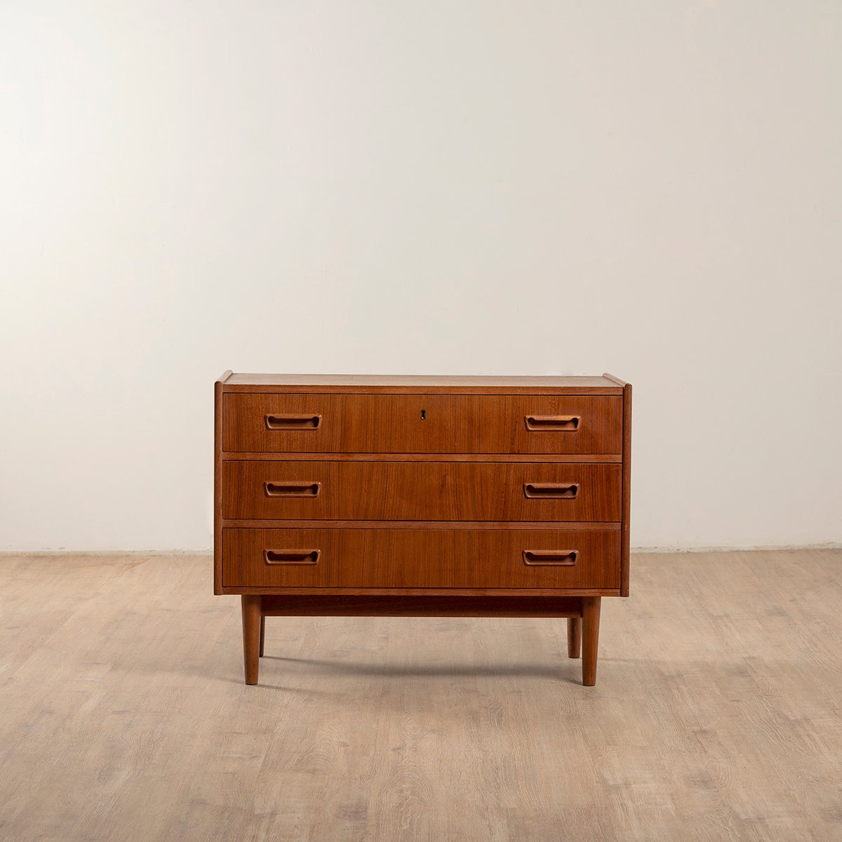 Vintage Teak Chest Of Drawers By Gunnar Nielsen Tibergaard, Denmark 1960s-photo-2