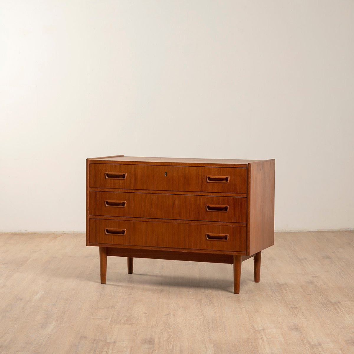 Vintage Teak Chest Of Drawers By Gunnar Nielsen Tibergaard, Denmark 1960s-photo-3