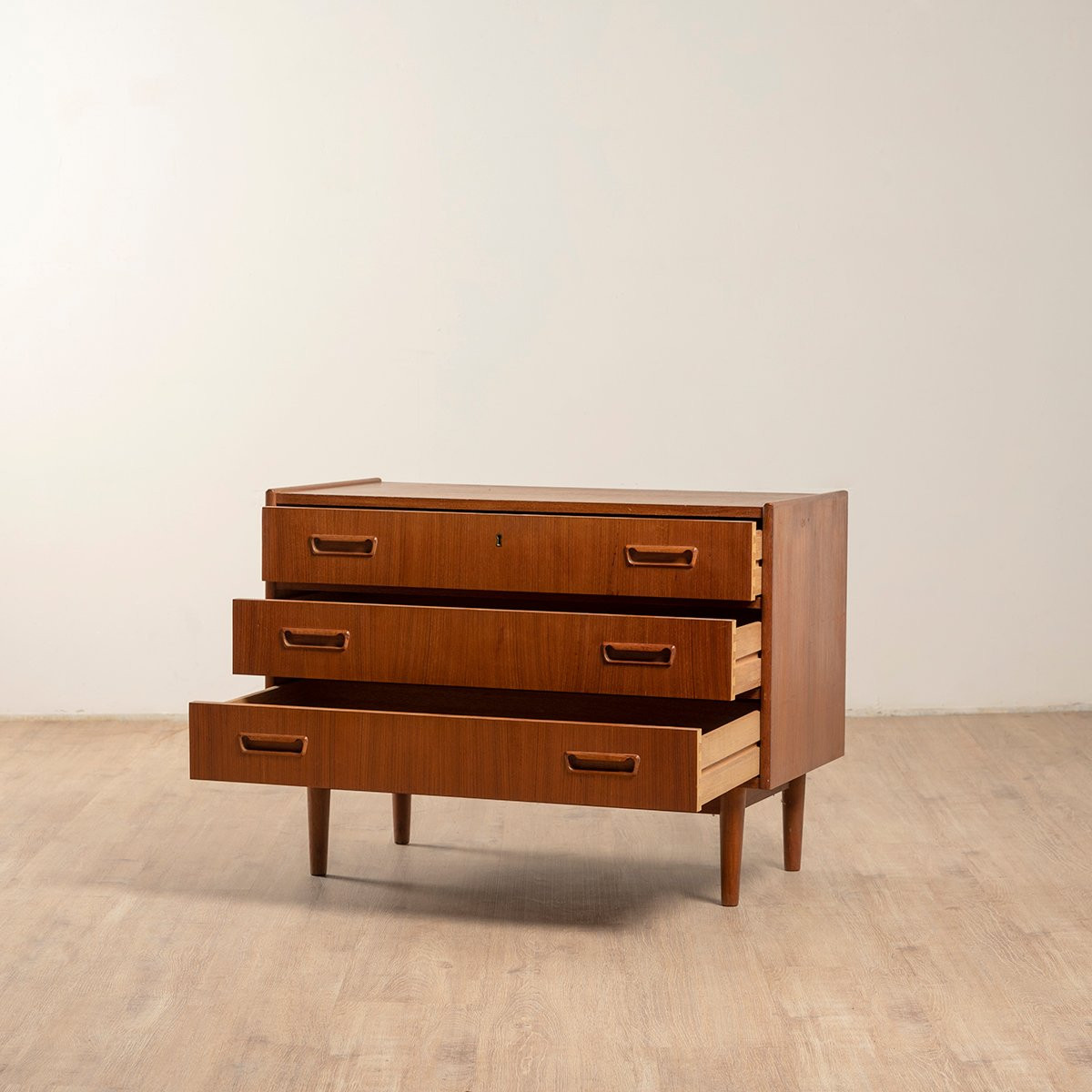 Vintage Teak Chest Of Drawers By Gunnar Nielsen Tibergaard, Denmark 1960s-photo-4