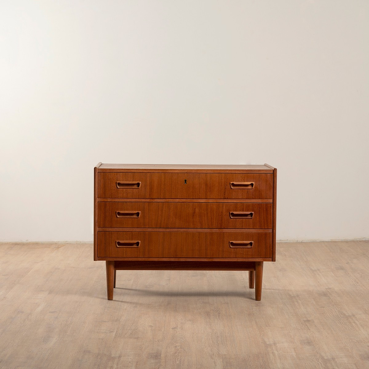 Vintage Teak Chest Of Drawers By Gunnar Nielsen Tibergaard, Denmark 1960s