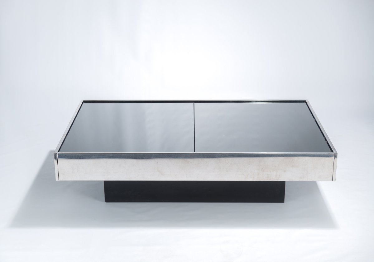 Opening Bar Coffee Table – Cidue, 1970s-photo-3