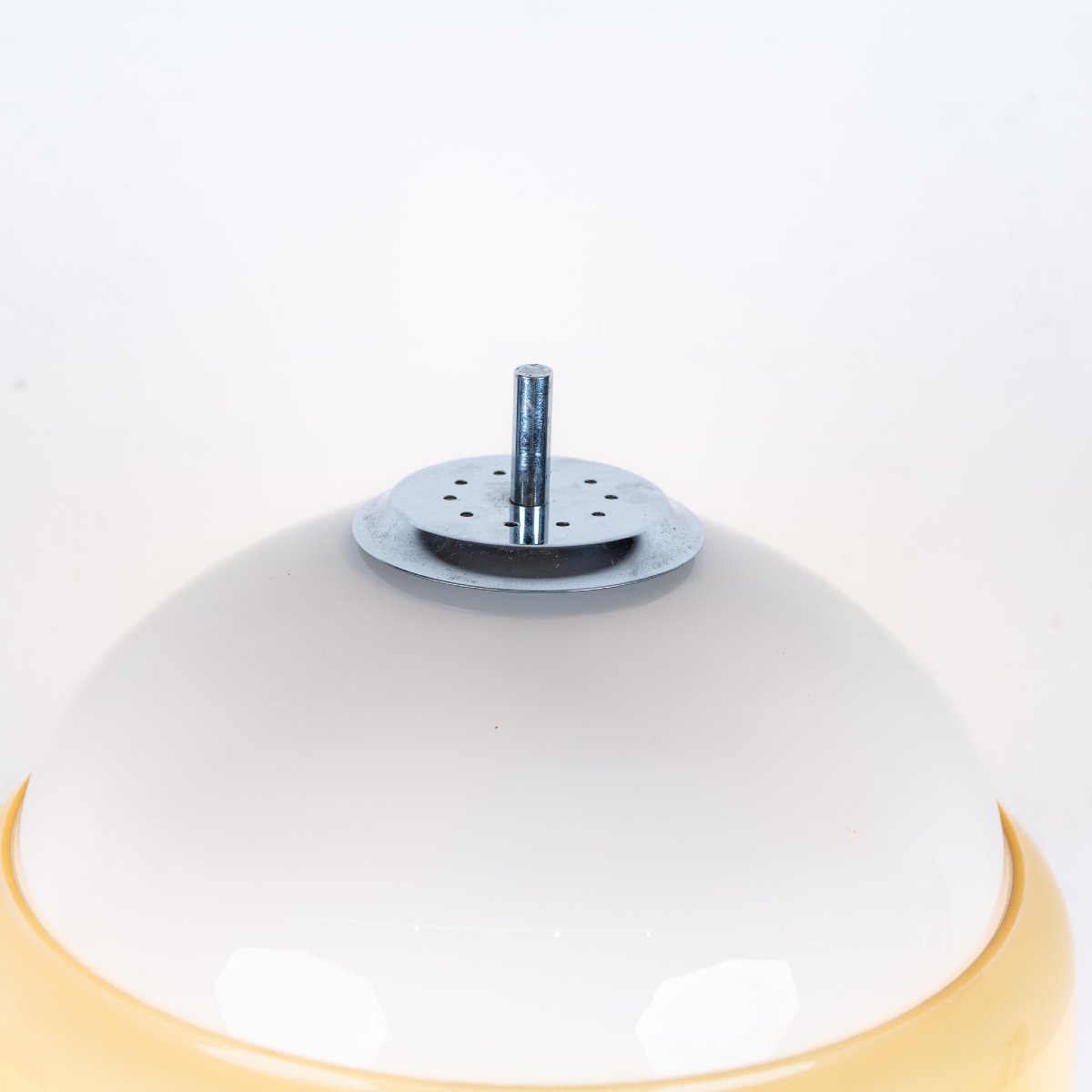 Table Lamp In Opaline Glass And Marble, France, 1960-photo-4