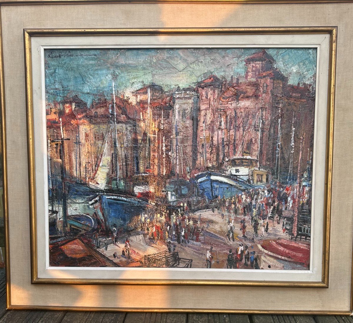 Le Port Et La Maison De l'Infante à Saint Jean De Luz, Rodolphe Caillaux (1905 1989)-photo-4