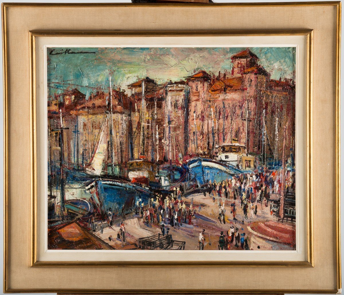 Le Port Et La Maison De l'Infante à Saint Jean De Luz, Rodolphe Caillaux (1905 1989)-photo-6