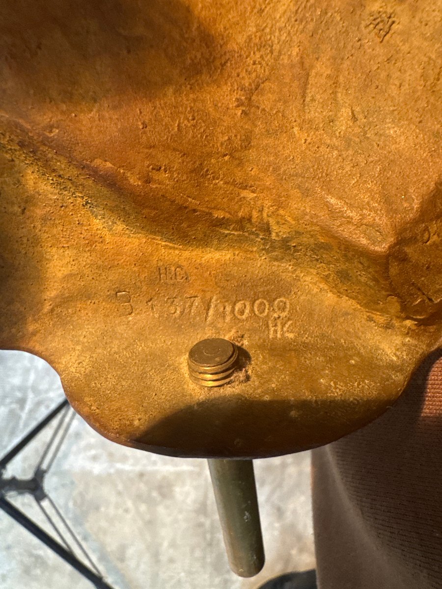 Igor Mitoraj (1944-2014) – Persée, sculpture en bronze à patine brune, 1988-photo-4