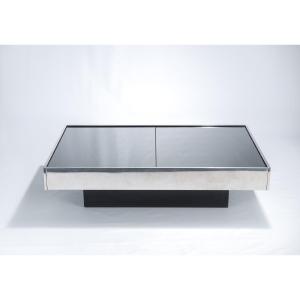 Table basse bar ouvrante – Cidue, années 1970