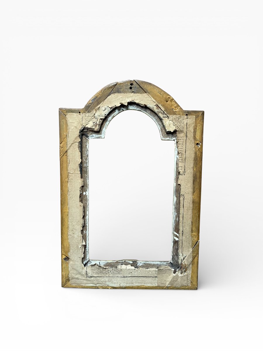 Gilded Carved Wooden Frame, 19th Century-photo-3