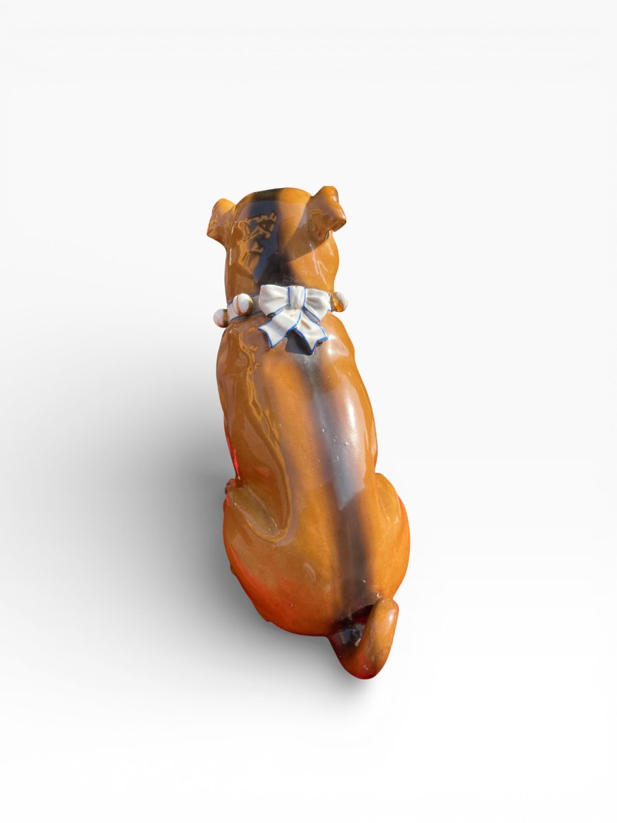 Glazed Ceramic Figurine, 20th Century-photo-3