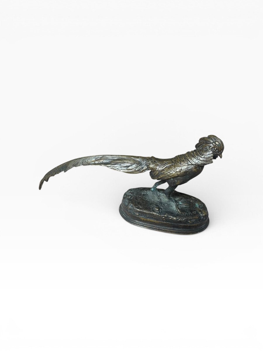 Bronze Sculpture Of A Pheasant, 19th Century