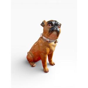 Figurine en céramique vernissée, XXeme siècle