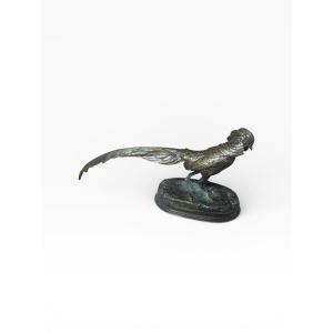 Bronze Sculpture Of A Pheasant, 19th Century
