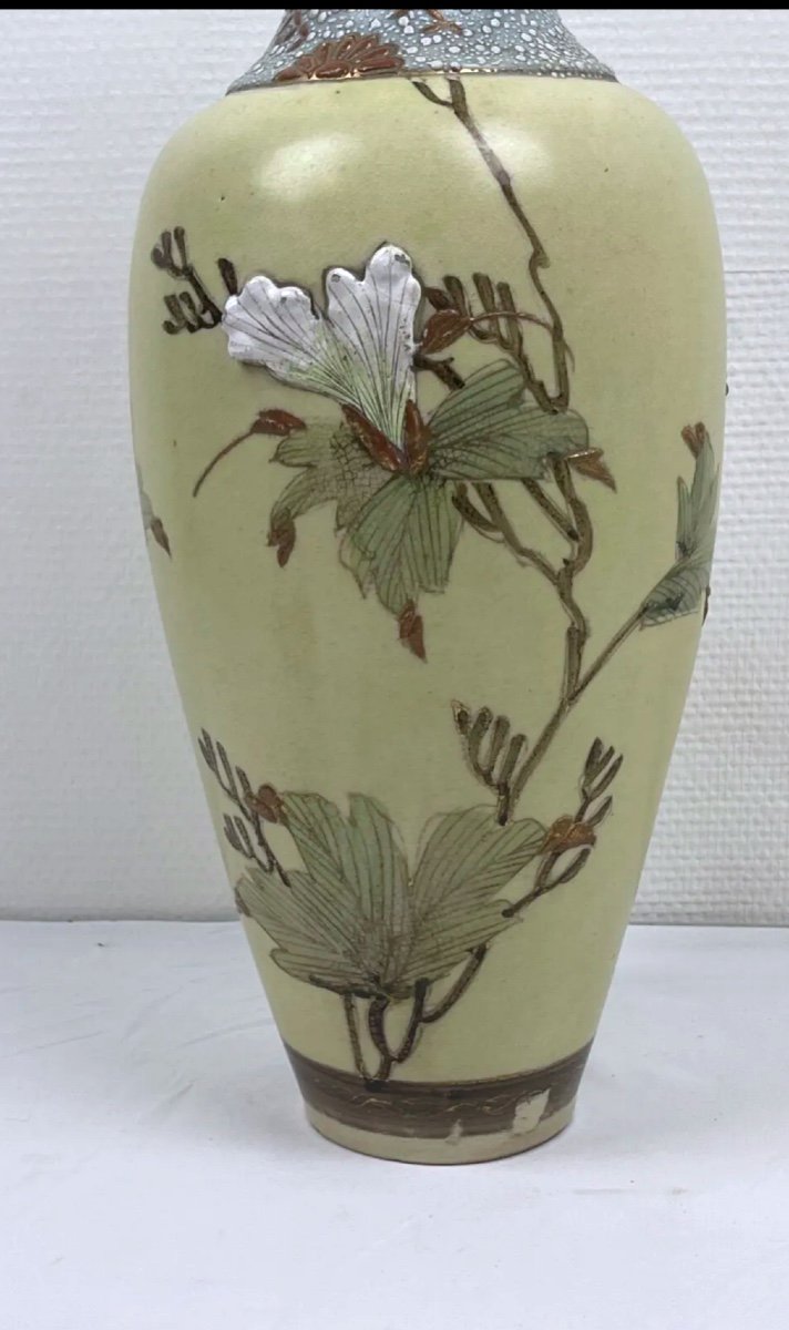 Large Japanese Porcelain Vase, Satsuma-photo-3