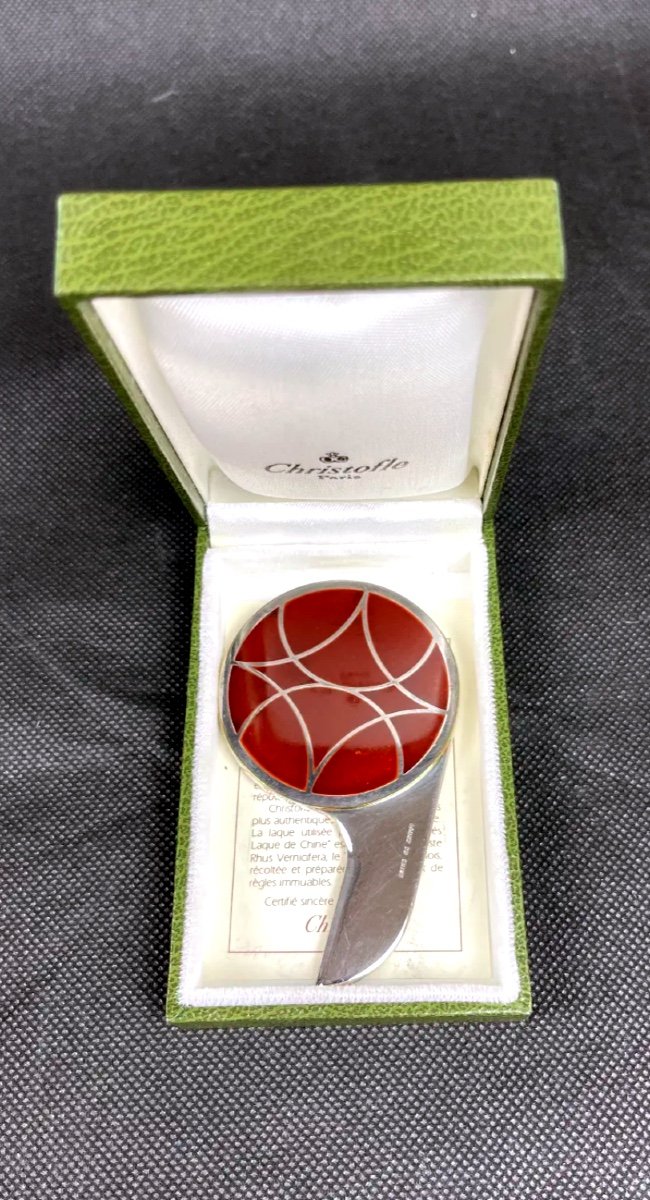Christofle, Letter Opener, Pair Cut Talisman Model
