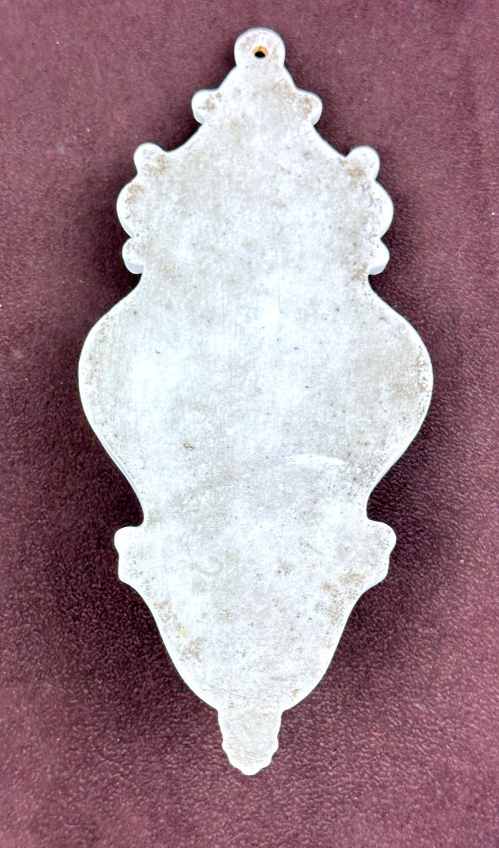 Paris Porcelain Holy Water Font - 19th Century-photo-2