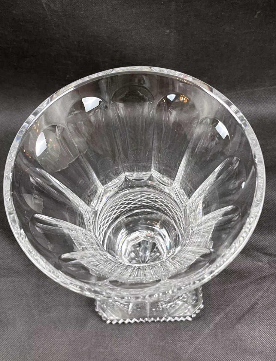 Vase En Cristal Taillé Forme Médicis-photo-1
