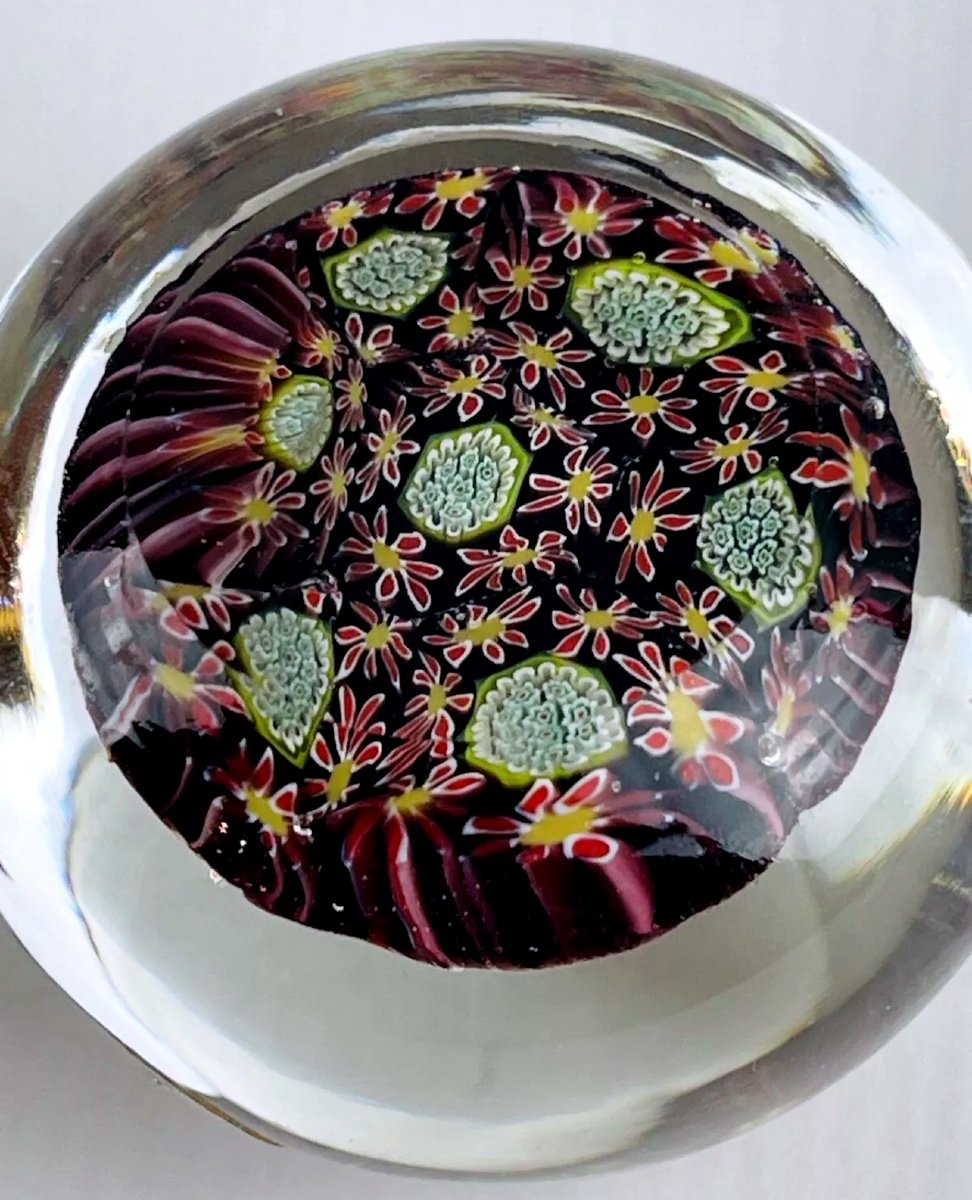 Small Paperweight, Murano Sulfide-photo-3