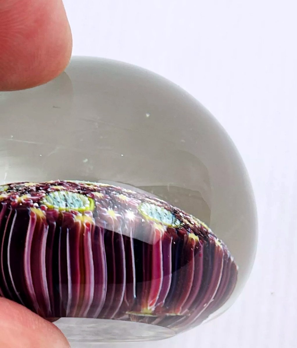 Small Paperweight, Murano Sulfide-photo-4