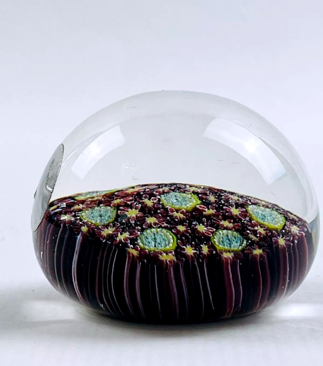 Small Paperweight, Murano Sulfide-photo-2