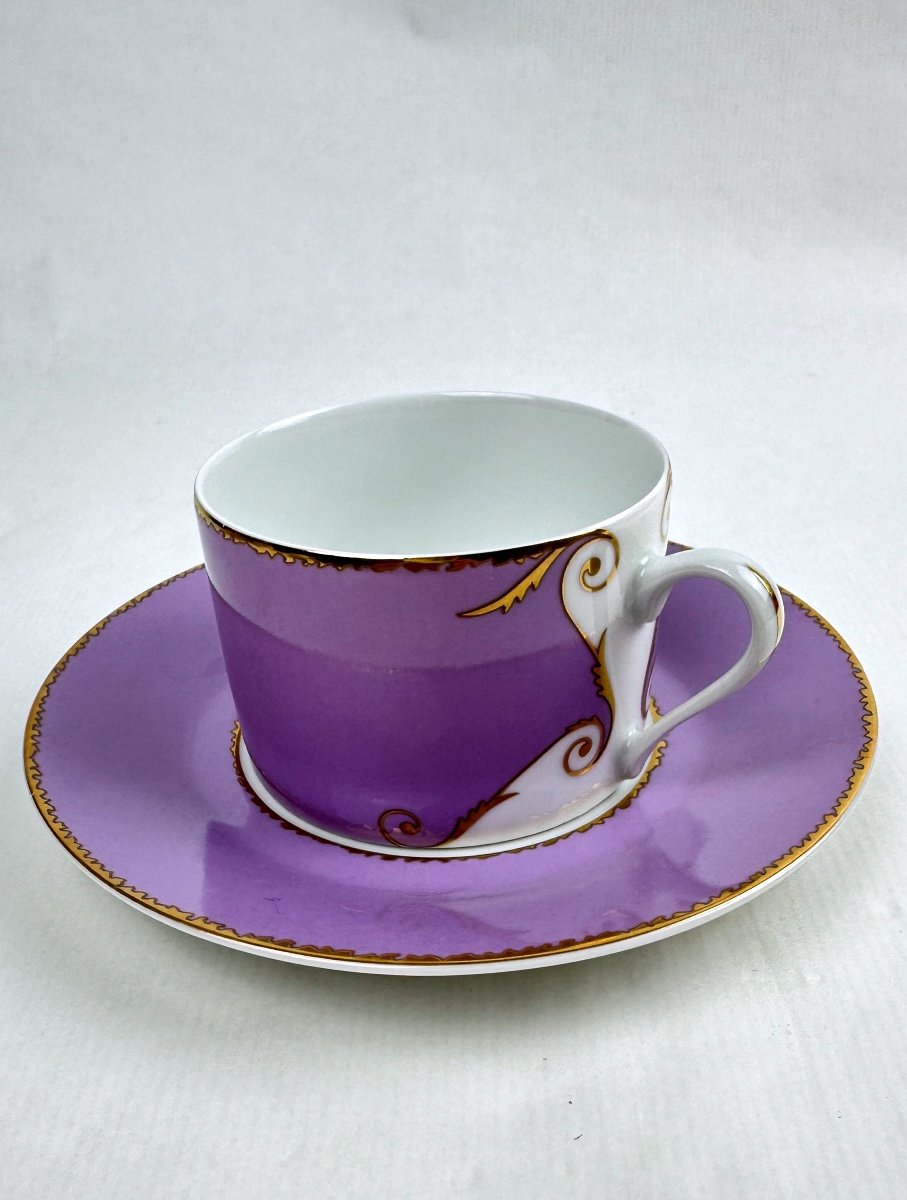 Set Of 4 Christian Lacroix Teacups Madly Model-photo-2