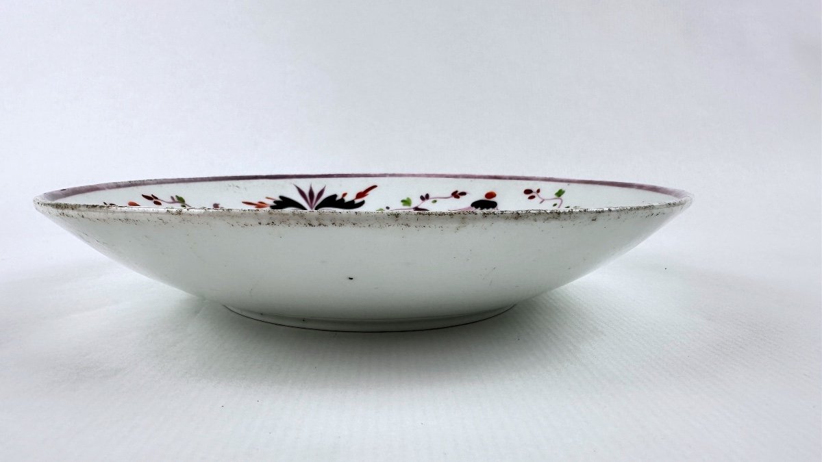 Pair Of Restoration Period Plates In Paris Porcelain-photo-4