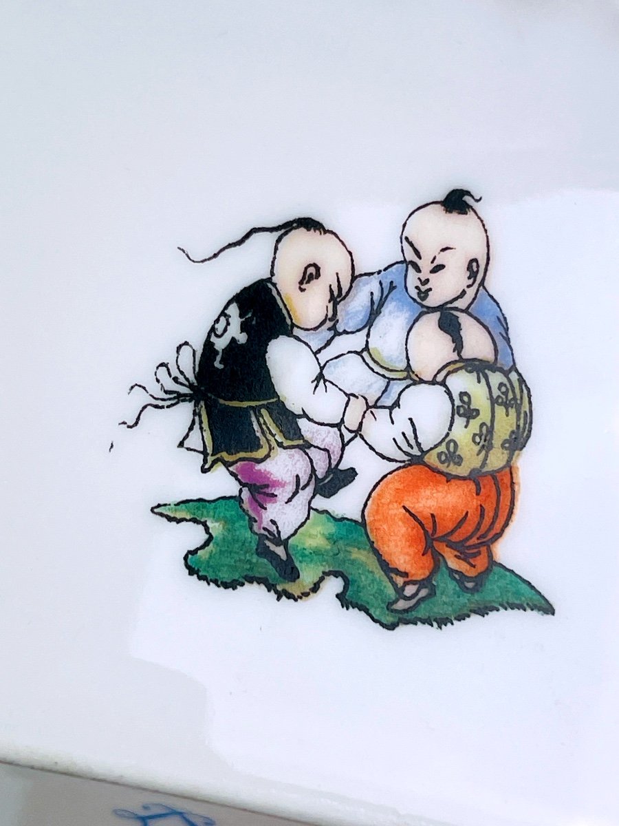 Rare Coupe, Vide-poches En Porcelaine Frank Haviland Et Sèvres-photo-4