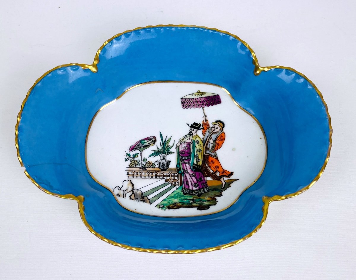 Rare Coupe, Vide-poches En Porcelaine Frank Haviland Et Sèvres