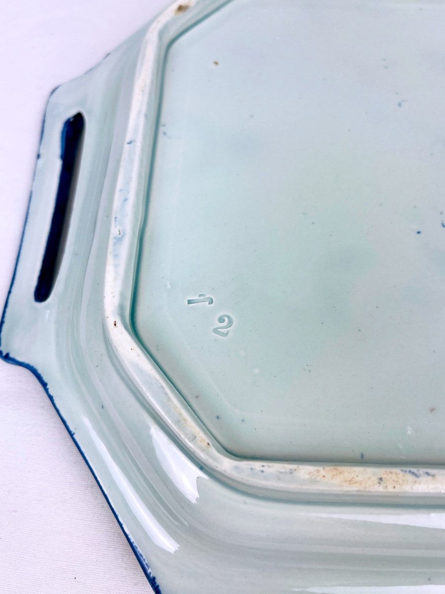 Small Tray In Gien Earthenware-photo-4
